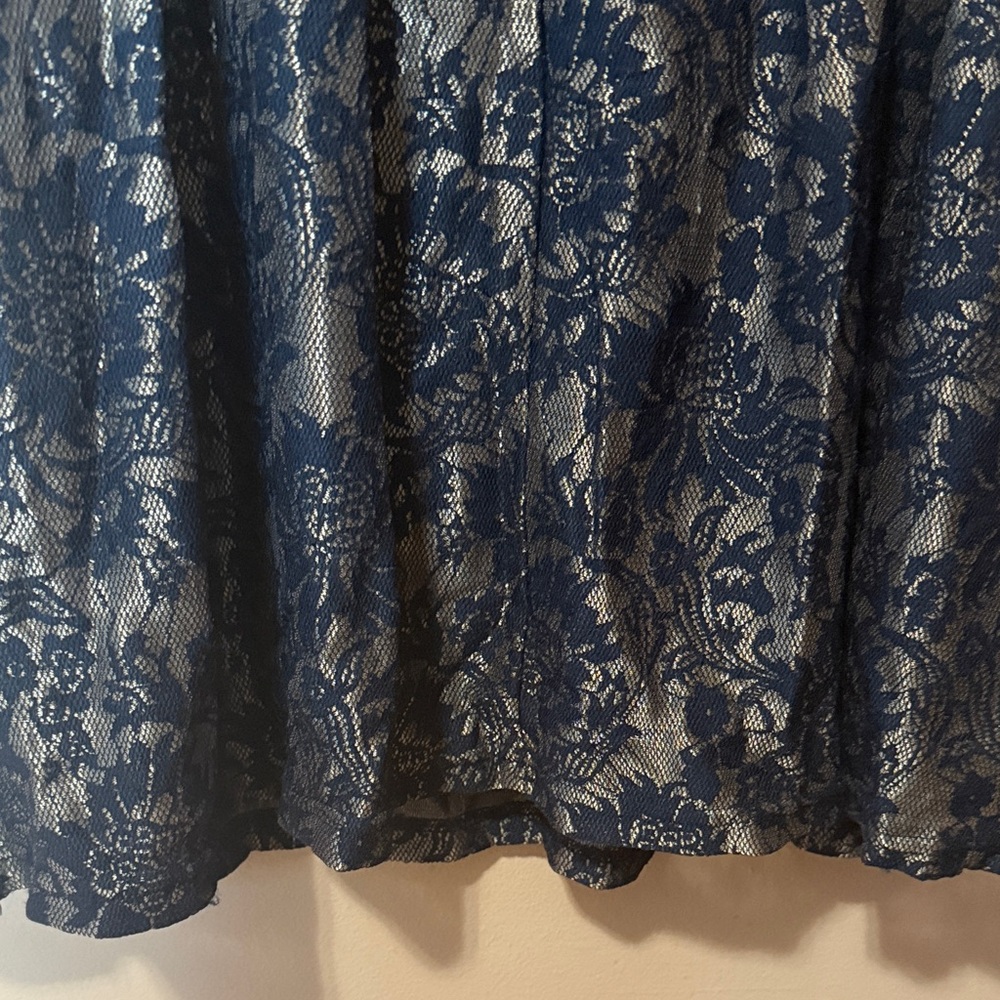 Forever 21 Midnight Blue Lace Dress Size XL - Picture 5 of 5